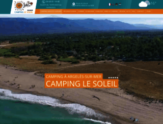 camping-le-soleil.fr screenshot