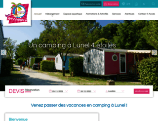 camping-lesamandiers.fr screenshot