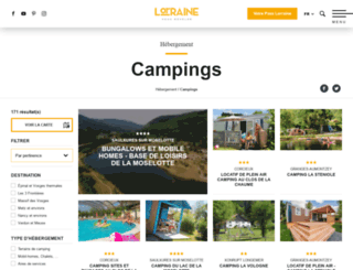 camping-lorraine.com screenshot