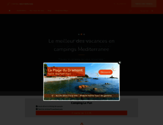 camping-mediterranee.com screenshot