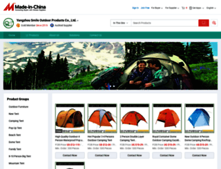 camping-tent.en.made-in-china.com screenshot