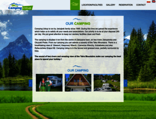 camping-ustup.pl screenshot