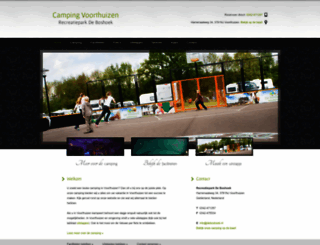 camping-voorthuizen.com screenshot