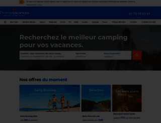 camping.promovacances.com screenshot