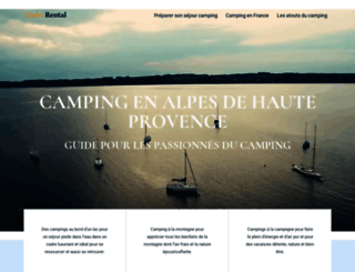 campingalpesprovence.com screenshot