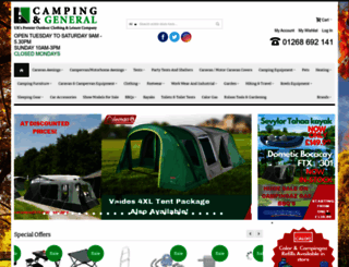 campingandleisure.co.uk screenshot