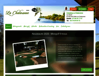 campingchalaronne.com screenshot