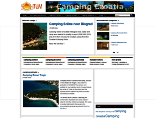 campingcroatia.info screenshot