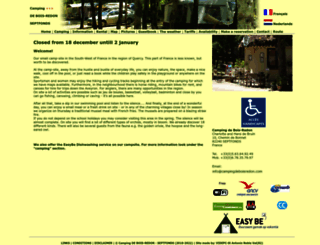 campingdeboisredon.com screenshot