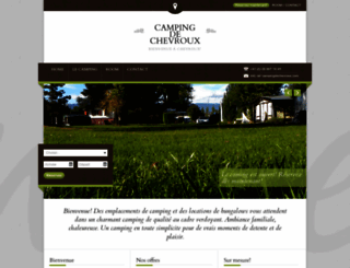 campingdechevroux.com screenshot