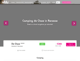 campingdeoase.nl screenshot