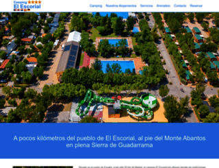 campingelescorial.com screenshot