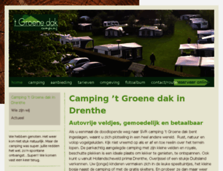 campinggroenedak.nl screenshot