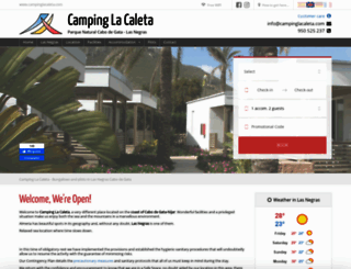 campinglacaleta.com screenshot
