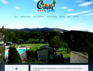 campinglagoule.com screenshot