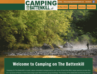 campingonthebattenkillvt.com screenshot
