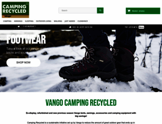 campingrecycled.co.uk screenshot
