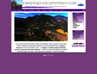 campings-en-provence.com screenshot