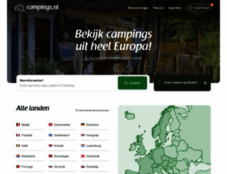campings.nl screenshot