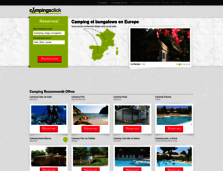 campingsclick.fr screenshot