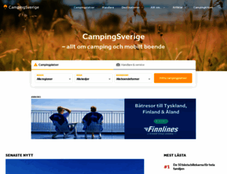 campingsverige.se screenshot