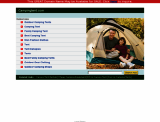 campingtent.com screenshot
