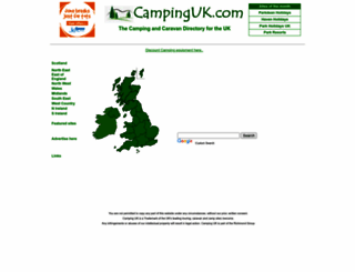 campinguk.com screenshot