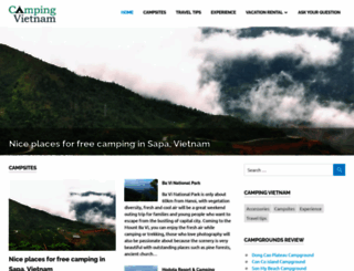 campingvietnam.com screenshot