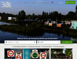campingzeeburg.nl screenshot