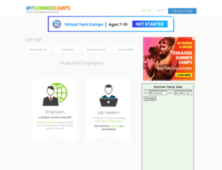campjobs.com screenshot