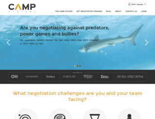 campnegotiationinstitute.com screenshot