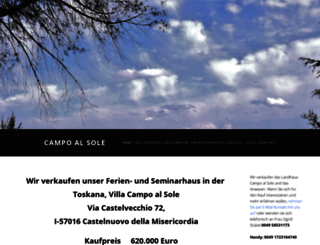 campo-al-sole.com screenshot