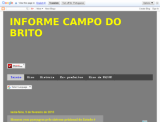 campodobritose.blogspot.com.br screenshot