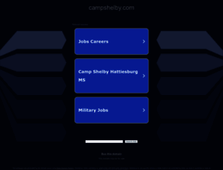 campshelby.com screenshot