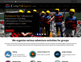 campshivpuri.com screenshot
