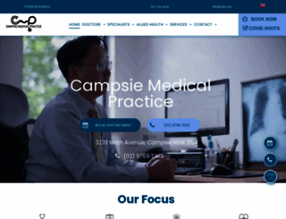 campsiemedicalpractice.com.au screenshot