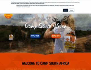 campsouthafrica.com screenshot