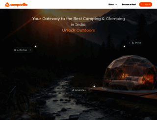 campsvilla.com screenshot