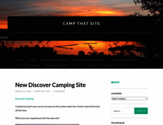 campthatsite.com screenshot