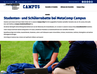 campus.metacomp.de screenshot