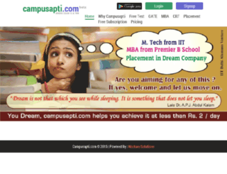 campusapti.com screenshot
