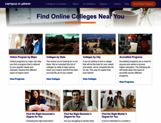 campusexplorer.com screenshot
