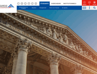 campusfrance.org screenshot