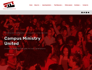 campusministryunited.com screenshot