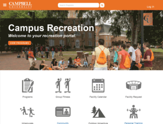 campusrec.campbell.edu screenshot