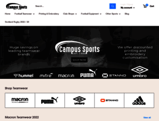 campussports.co.uk screenshot