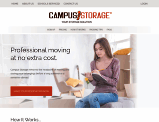 campusstorage.com screenshot