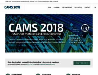 cams2018.com.au screenshot