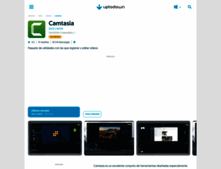 camtasia-studio.uptodown.com screenshot