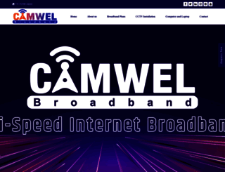 camwelbroadband.com screenshot